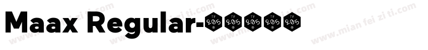 Maax Regular字体转换